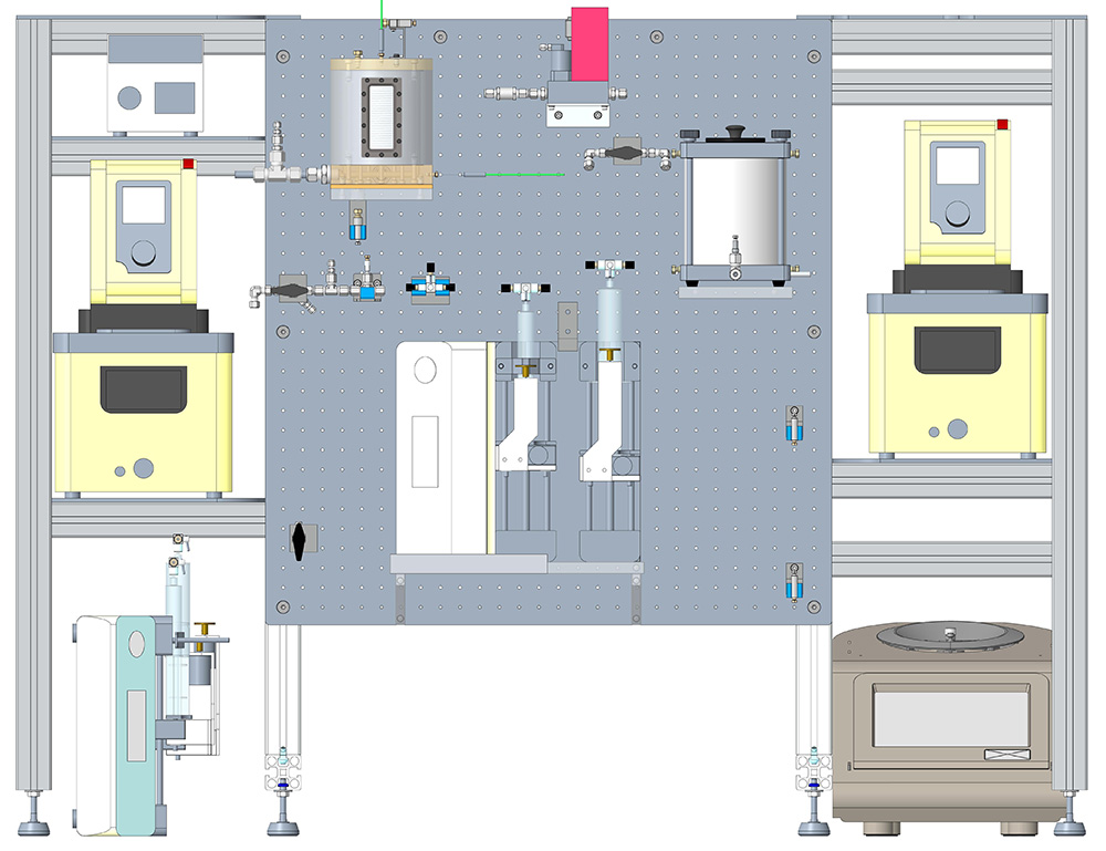 Development of a laboratory plant using CAD